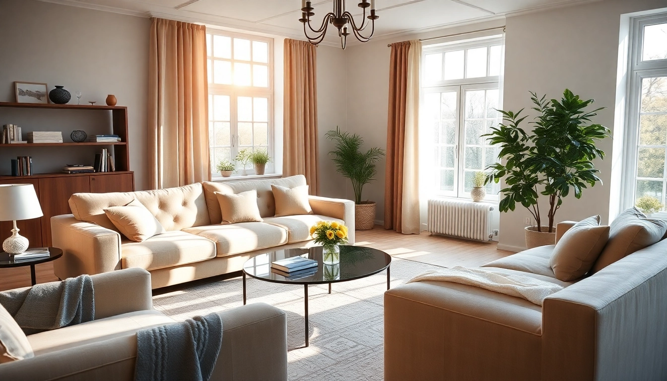 Cozy living room showcasing Lubię Dom's stylish sofas in a bright, inviting setting.