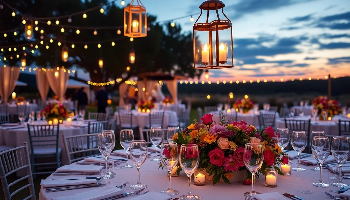 Set the atmosphere for a unique event with elegantly arranged tables and soft ambient lighting.