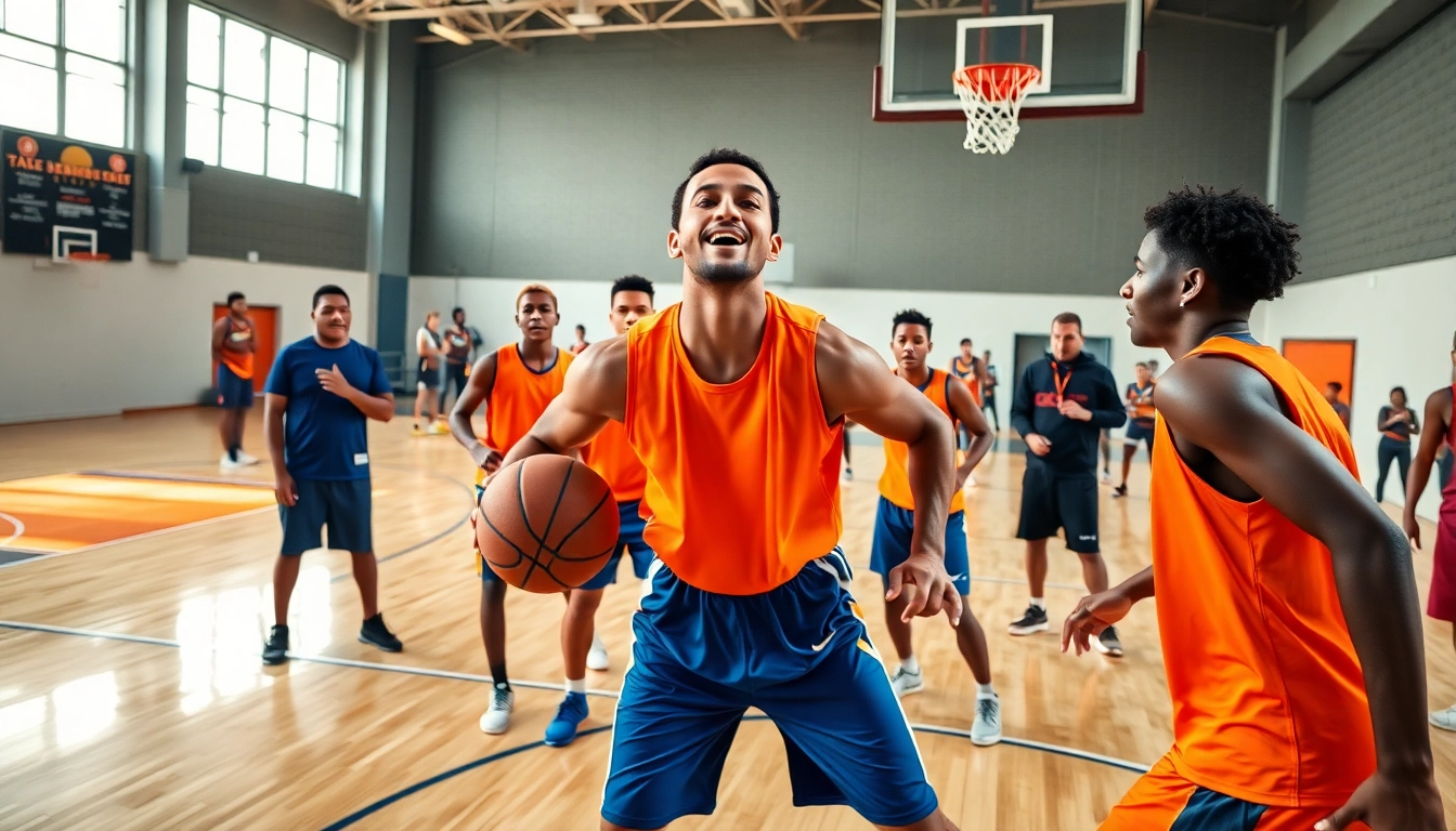 Train hard and improve your skills at Takeover Basketball Academy's dynamic training sessions.