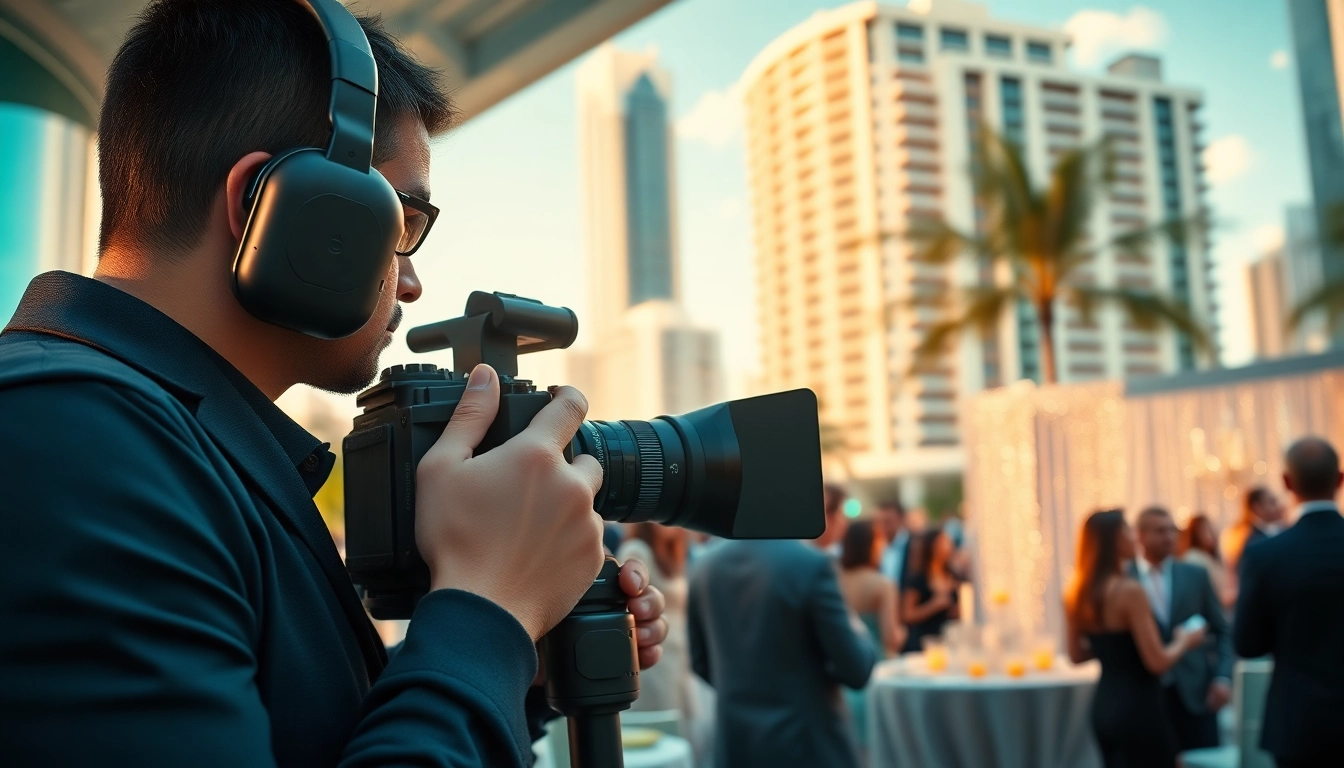 Capture dynamic moments of Miami Corporate Event Videography Photography at a vibrant corporate gathering.
