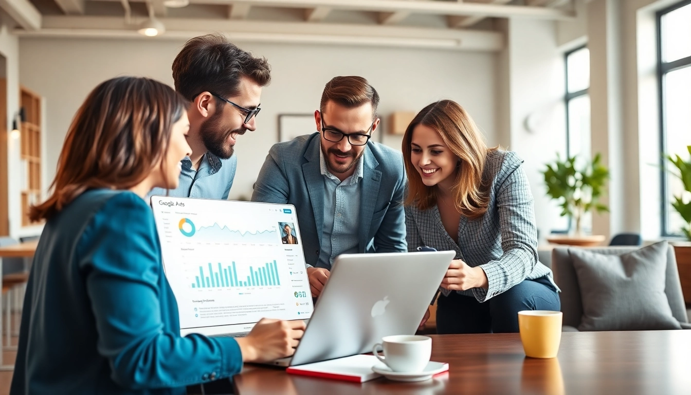 Boost your business with expert google ads edmonton management strategies in a modern office.