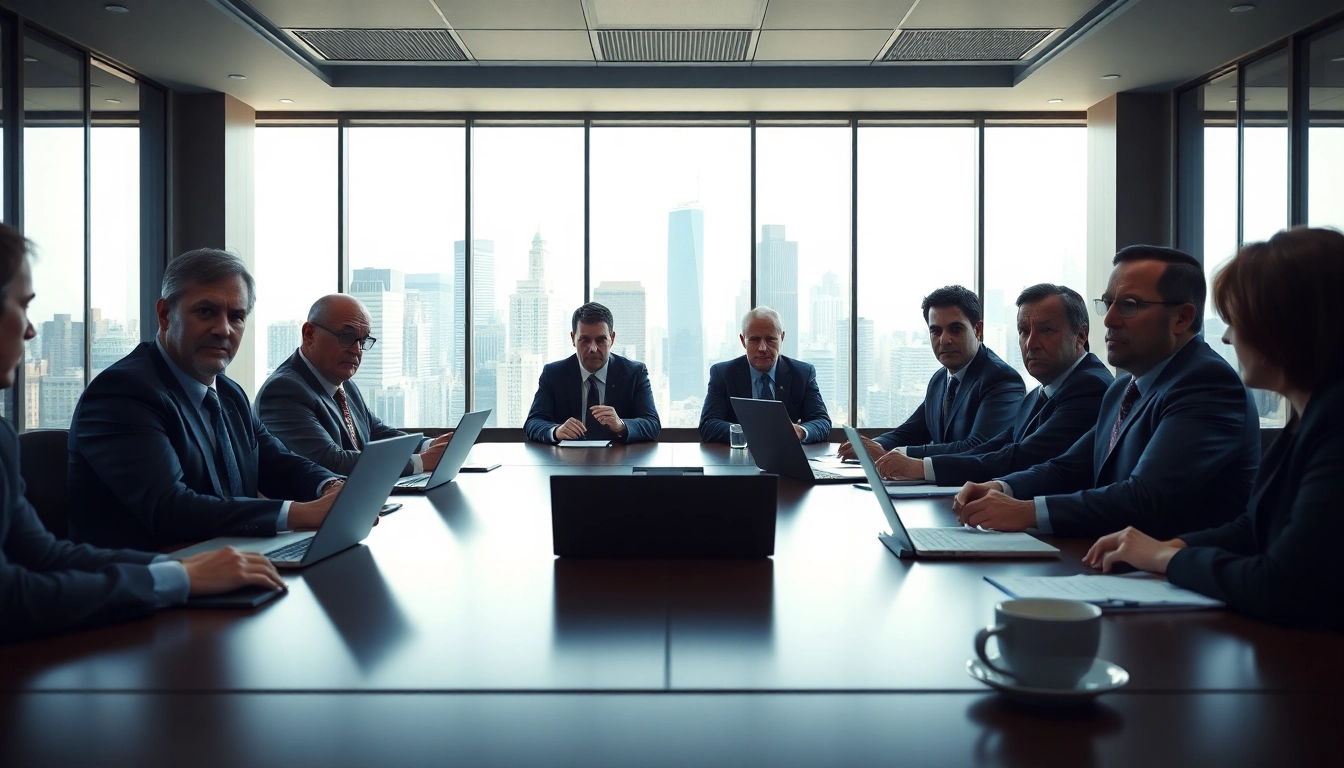 Executives discuss the layoff wells fargo in a corporate boardroom during a tense meeting.