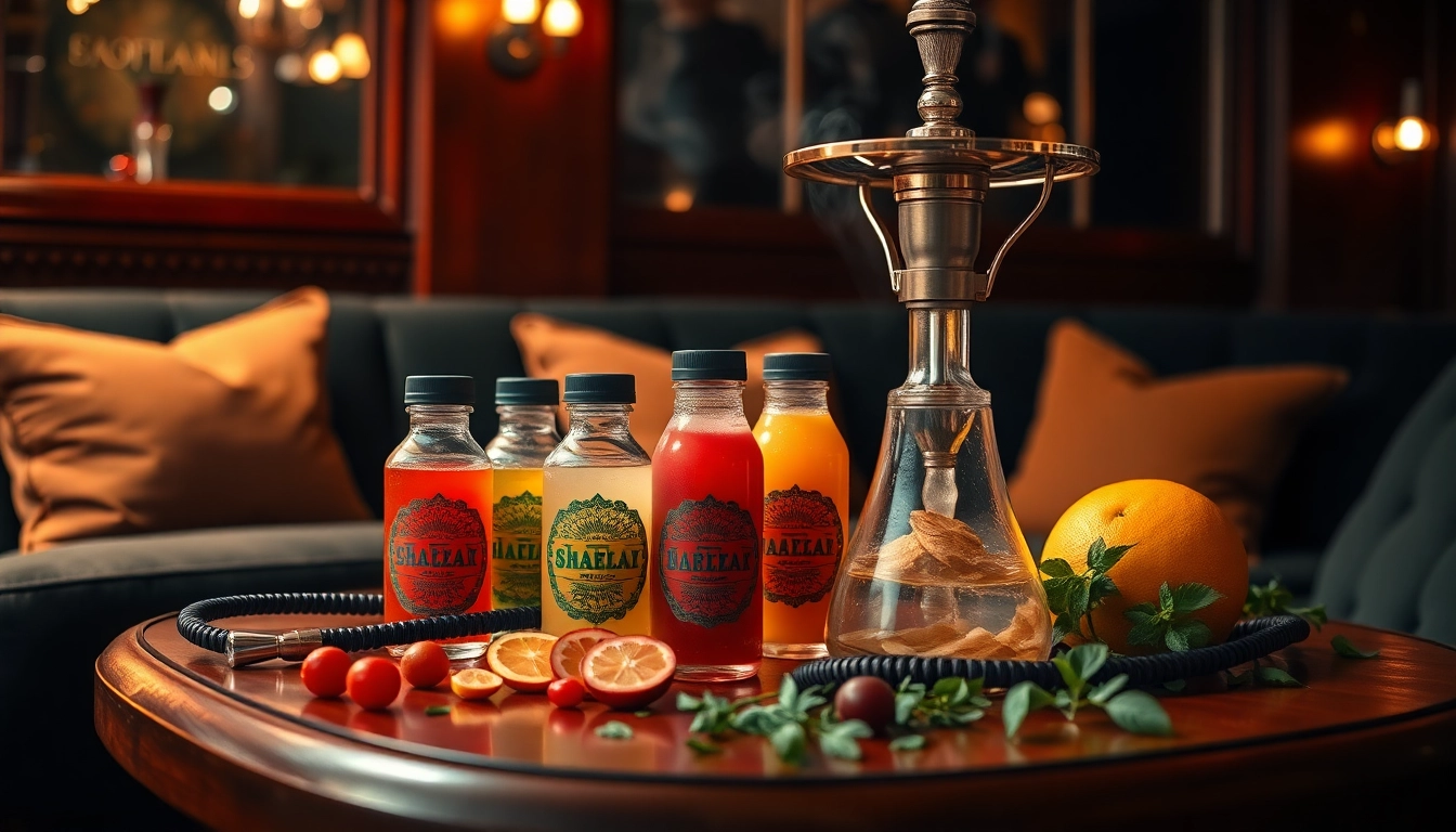 Experience shisha hookah flavors with a vibrant array of colors and soothing lounge ambiance.