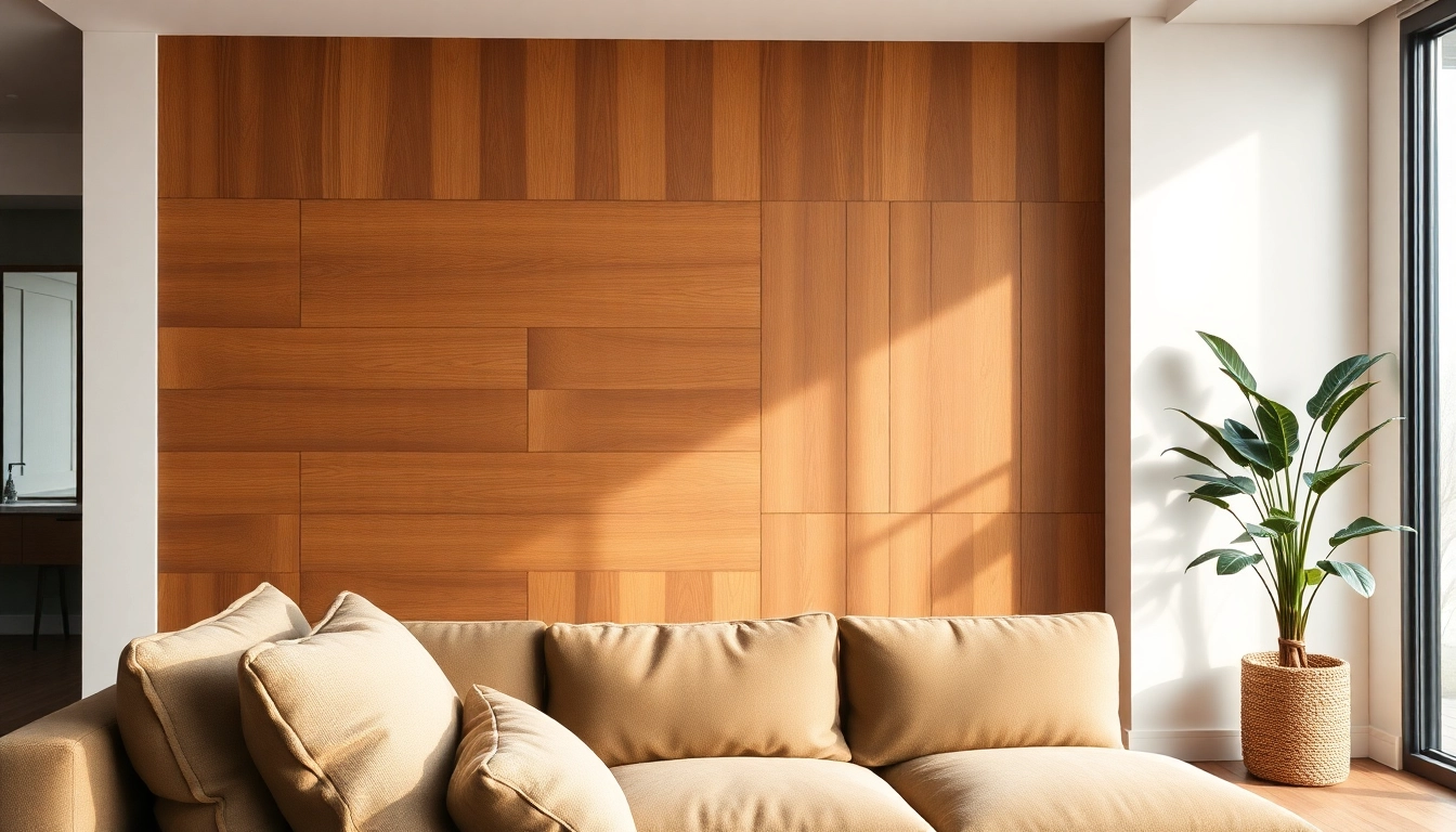 Enhance your space with peel & stick wood panels that add warmth and style to any room.